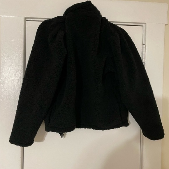 Express Black Cozy Full Zip Sherpa Sweatshirt Small - Picture 11 of 11